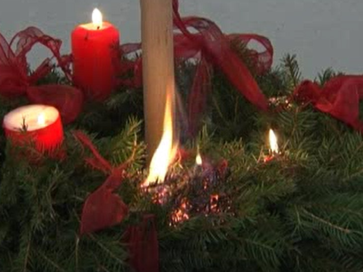 Video: «Verhalten bei Brand eines Adventkranzes»