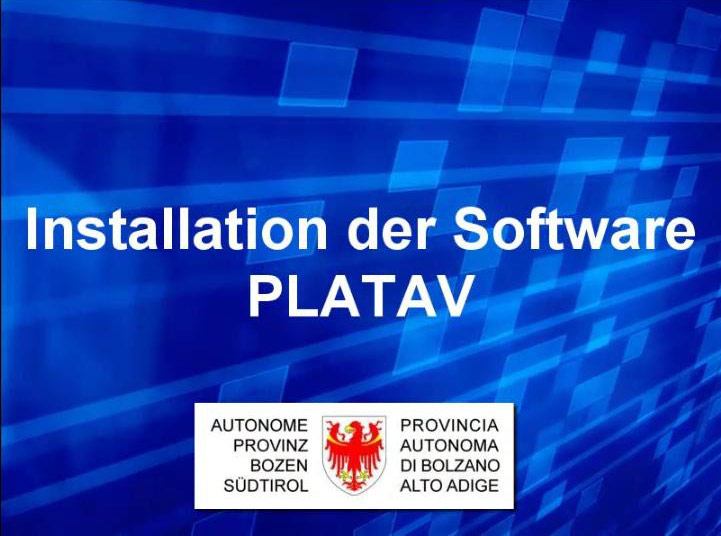 Video: «8 Installation der Software PLATAV»