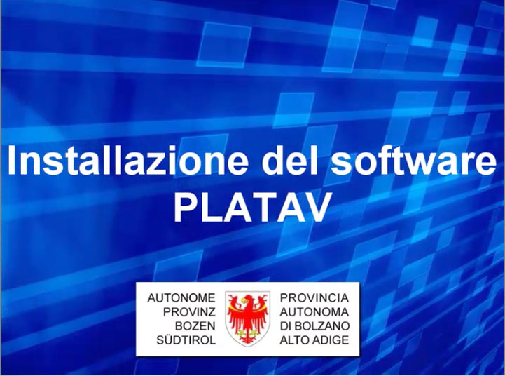 Video: «8 Installazione del software PLATAV»