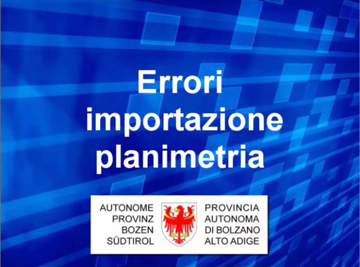 Video: «13 Errori importazione planimetria»