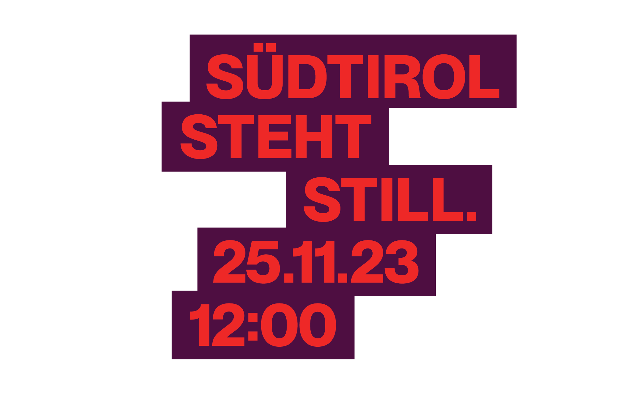 Video: «25.11.2023 Südtirol steht still - Das Video zu Aktionen im ganzen Land»