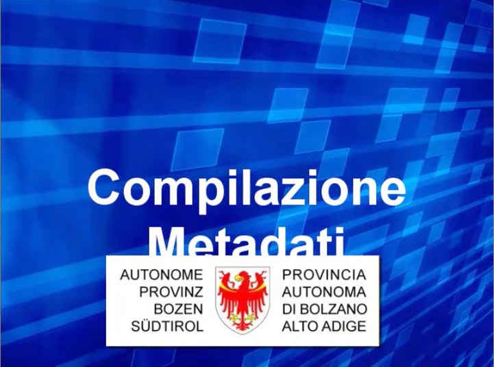 Video: «11 Compilazione metadati»