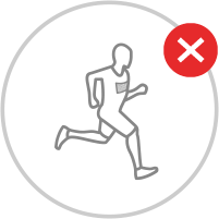 Sporttätigkeit in Sportzentren und Schwimmbädern | Achtung Verbote